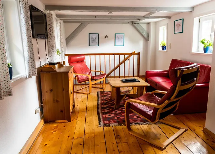 Lägenhet Fachwerkhotel Garni - Ferienhaeuser Vorhof Zur Hoelle