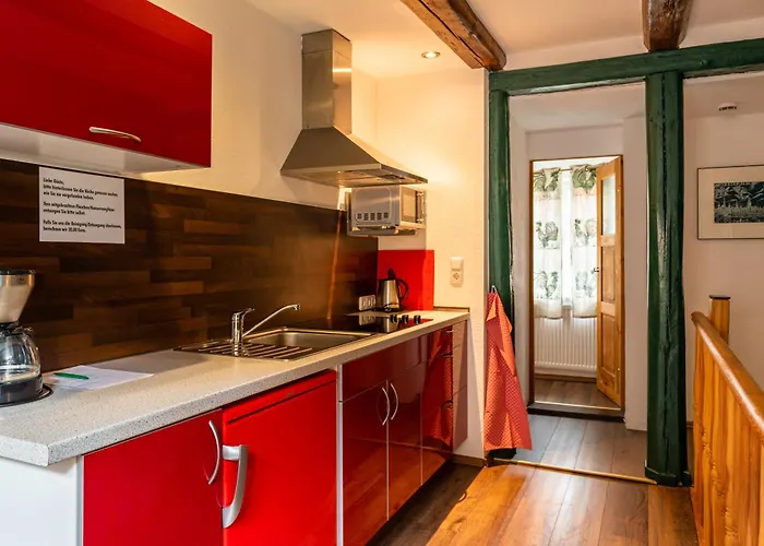 Fachwerkhotel Garni - Ferienhaeuser Vorhof Zur Hoelle Daire 4*